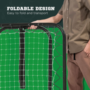 Angle Adjustable Rebounder Net Goal Training Set Football, Baseball HOMCOM