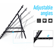 Rebounder Net Kids Adults Football Training Aid Practice Adjustable  HOMCOM