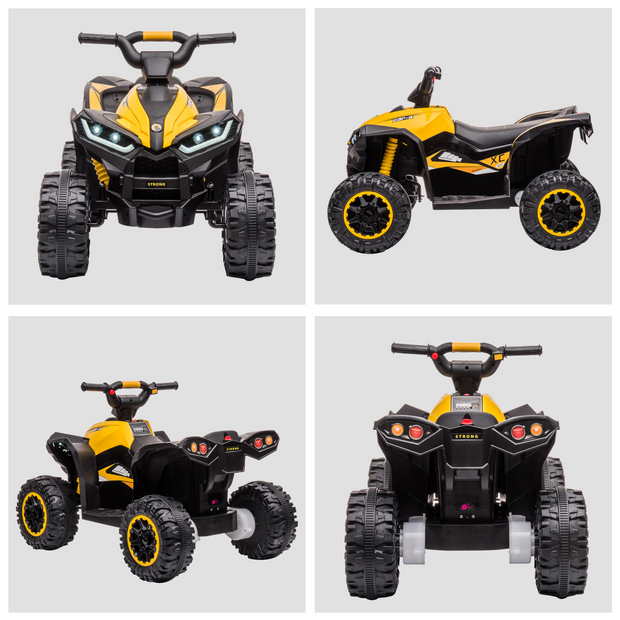 HOMCOM 12V Electric Quad Bikes for Kids Ride On Car ATV Toy for 3-5 Years