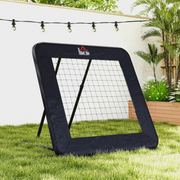 Football Training Net Training Rebounder Net w/ Adjustable Angles - Black