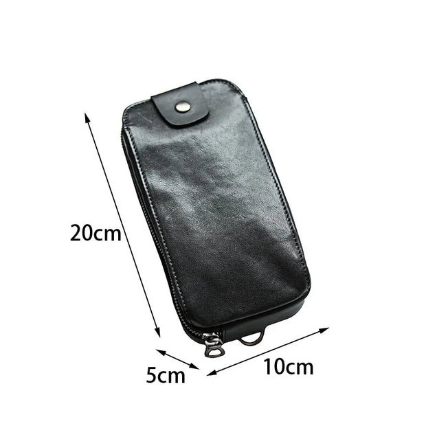 AETOO Genuine Leather Men's Chest Bag Messenger Bag Shoulder Bag Casual First Layer Cowhide Waist Bag Trendy Men's Bag