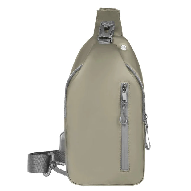 Geestock New Chest Bag For Male Men's shoulder bag Simple Nylon Fashion Mini Cross Bag Waterproof Crossbody Bag Luxury Bag 크로스백