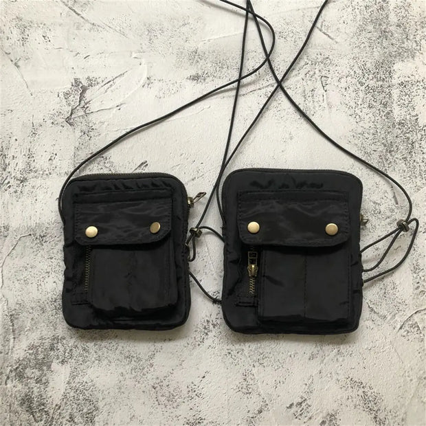 Harajuku Style Handbag Men and Women Mini Bag Messenger Bag Mobile Phone Bag Shoulder Bag Crossbody Bag
