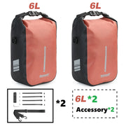 Rhinowalk 2 PCS Bicycle Fork Bag Quick Release Bike Bag Waterproof Electric Scooter Bag Bicycle Front Bag Bike Fork Bag