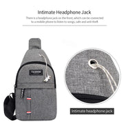 Geestock New Chest Bag For Male Men's shoulder bag Simple Nylon Fashion Mini Cross Bag Waterproof Crossbody Bag Luxury Bag 크로스백
