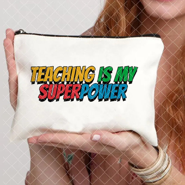 lipstick bag Travel Makeup Bag Makeup Bag BagsWomen School Teacher Gift Cosmetic Bag pouch wallet Portable Organizer Pouch Bag