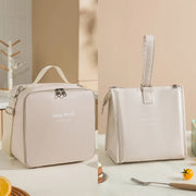 One-shoulder Bento Bag Student Lunch Box Bag Lunch Bag Office Worker Carrying Lunch Bag Thermal Insulation Bag