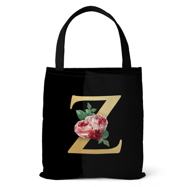 Letter Printing Canvas bag Lightweight Shoulder bag Tote bag Handbag Shopping bag Holiday Gift Bag