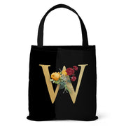 Letter Printing Canvas bag Lightweight Shoulder bag Tote bag Handbag Shopping bag Holiday Gift Bag
