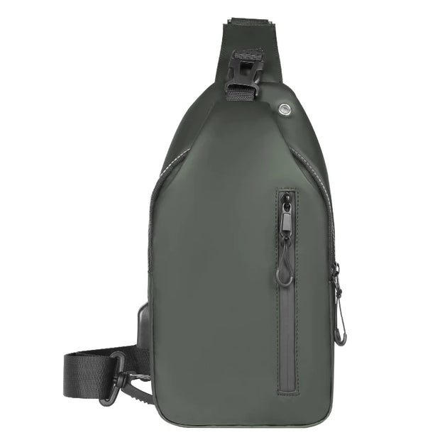 Geestock New Chest Bag For Male Men's shoulder bag Simple Nylon Fashion Mini Cross Bag Waterproof Crossbody Bag Luxury Bag 크로스백