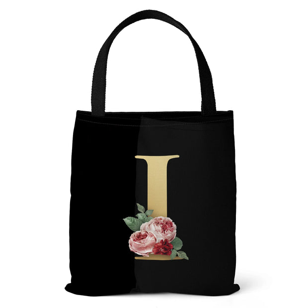 Letter Printing Canvas bag Lightweight Shoulder bag Tote bag Handbag Shopping bag Holiday Gift Bag