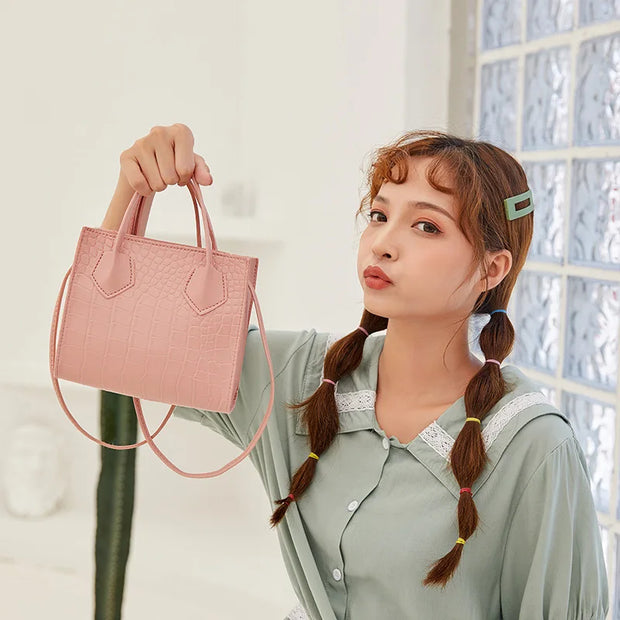 Fashion Retro Women's Bag Small Shoulder Bag Solid Color Handbags Crossbody Bag
