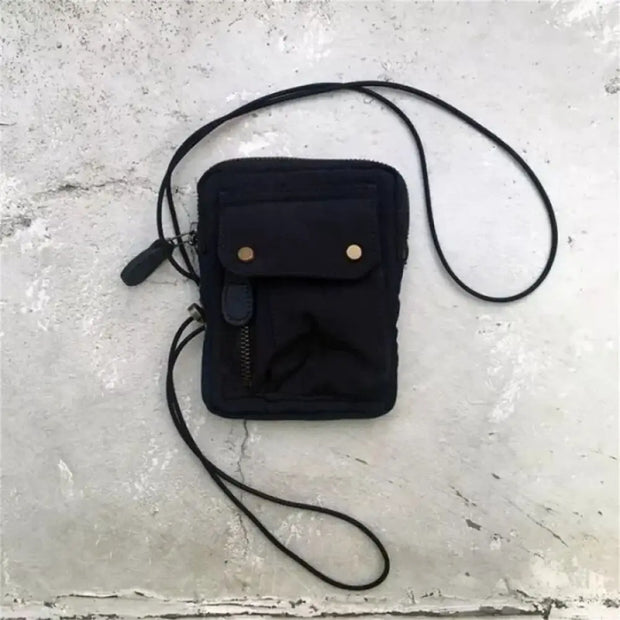 Harajuku Style Handbag Men and Women Mini Bag Messenger Bag Mobile Phone Bag Shoulder Bag Crossbody Bag