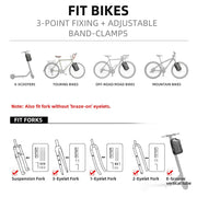 Rhinowalk 2 PCS Bicycle Fork Bag Quick Release Bike Bag Waterproof Electric Scooter Bag Bicycle Front Bag Bike Fork Bag