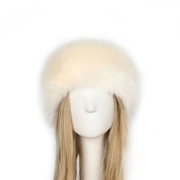 Warm Outdoor Girl Earmuff Women Winter Hats Faux Fur Headband Fluffy Russian Caps Fur Faux Bomber