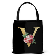 Letter Printing Canvas bag Lightweight Shoulder bag Tote bag Handbag Shopping bag Holiday Gift Bag