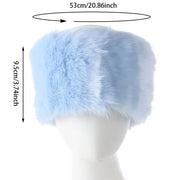 Warm Outdoor Girl Earmuff Women Winter Hats Faux Fur Headband Fluffy Russian Caps Fur Faux Bomber