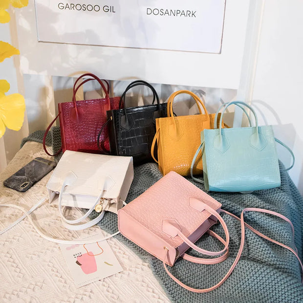 Fashion Retro Women's Bag Small Shoulder Bag Solid Color Handbags Crossbody Bag