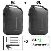 Rhinowalk 2 PCS Bicycle Fork Bag Quick Release Bike Bag Waterproof Electric Scooter Bag Bicycle Front Bag Bike Fork Bag