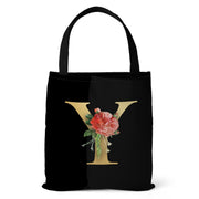 Letter Printing Canvas bag Lightweight Shoulder bag Tote bag Handbag Shopping bag Holiday Gift Bag