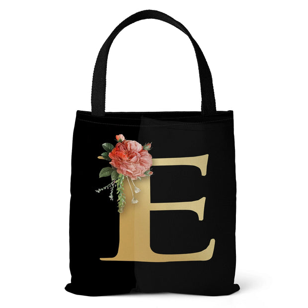 Letter Printing Canvas bag Lightweight Shoulder bag Tote bag Handbag Shopping bag Holiday Gift Bag