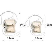 Harajuku Style Handbag Men and Women Mini Bag Messenger Bag Mobile Phone Bag Shoulder Bag Crossbody Bag