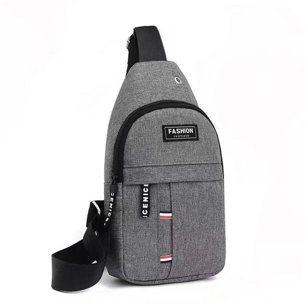Geestock New Chest Bag For Male Men's shoulder bag Simple Nylon Fashion Mini Cross Bag Waterproof Crossbody Bag Luxury Bag 크로스백