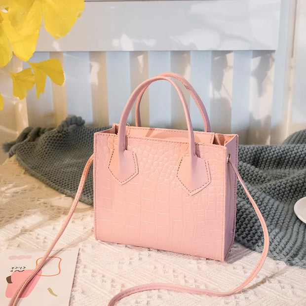 Fashion Retro Women's Bag Small Shoulder Bag Solid Color Handbags Crossbody Bag