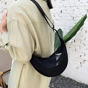 Upgraded Version Crossbody Bag New Trendy Dumpling Bag Lightweight Small Body Bag Underarm Bag Single Shoulder Canvas Bag