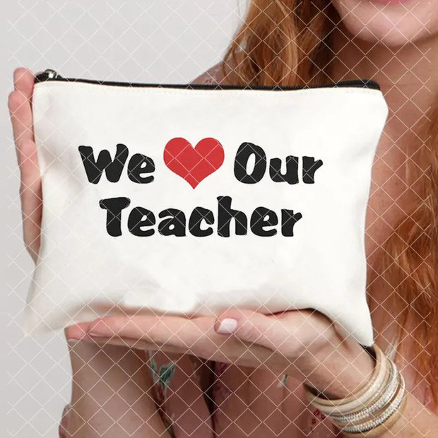 lipstick bag Travel Makeup Bag Makeup Bag BagsWomen School Teacher Gift Cosmetic Bag pouch wallet Portable Organizer Pouch Bag