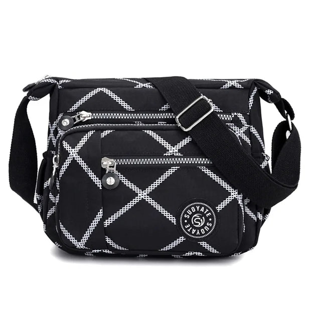 Messenger Bag Causal Women Shoulder Bag Multi Layer Nylon Bag Female Crossbody Bags Woman Crossbody Mother Bag Shoudler Bag 2024