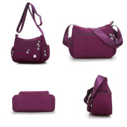 Messenger Bag Causal Women Shoulder Bag Multi Layer Nylon Bag Female Crossbody Bags Woman Crossbody Mother Bag Shoudler Bag 2024