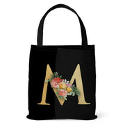 Letter Printing Canvas bag Lightweight Shoulder bag Tote bag Handbag Shopping bag Holiday Gift Bag