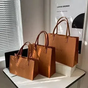 Felt Bag Women's Large Capacity Shoulder Storage Bag Tote Bag Shopping Bag Customized Foldable Shopping Bag  Tote Bags for Women
