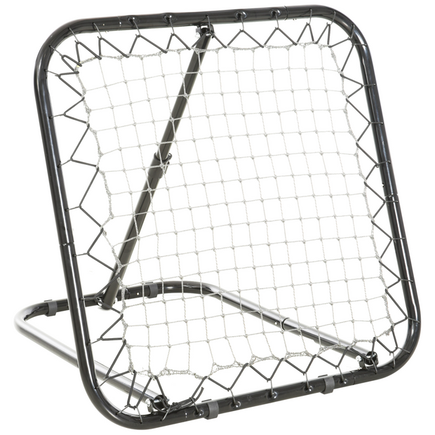 Angle Adjustable Rebounder Net Goal Training Set Football, Baseball HOMCOM