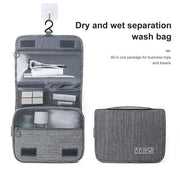 Large Capacity Travel Toiletry Bag Multifunctional Portable Cosmetic Bag With Hook Storage Bag Men's Travel Storage Bag