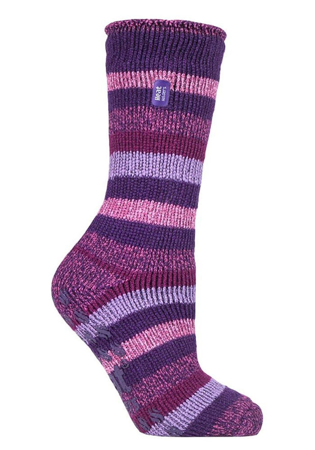 Heat Holders - Ladies Juniper / Petunia Slipper Socks