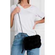 Cross Body Pom Pom Handbag