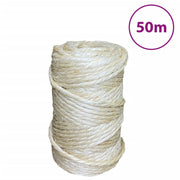 vidaXL Rope 100% Sisal 4 mm 50 m