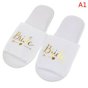 Bride Wedding Slippers For Bachelorette Party Decoration Bridesmaid Hen Party Slippers Ladies Bachelorette Party Supplies Gifts