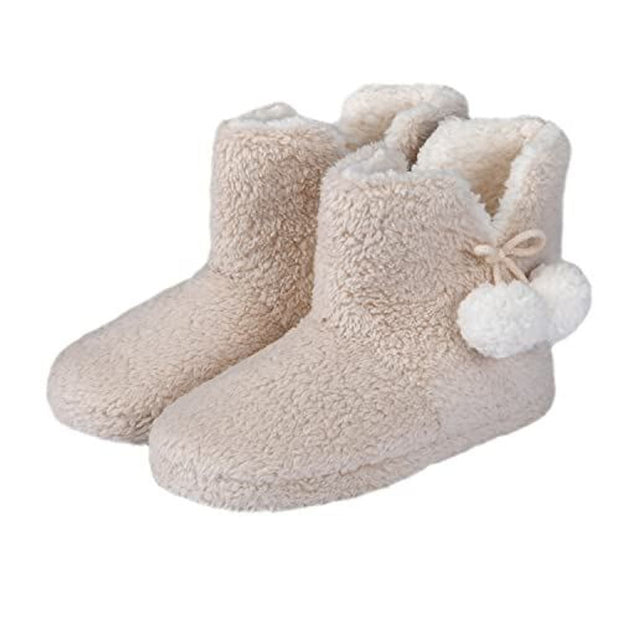 TEDDY BOOT SLIPPERS M NAT