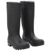 vidaXL Rain Boots Black Size 40 PVC