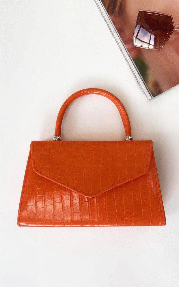 Croc Print Handbag