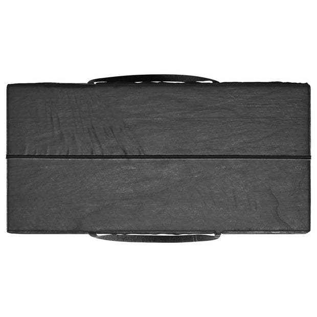 vidaXL Christmas Tree Storage Bag Black 150x75x75 cm Polyethylene