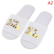 Bride Wedding Slippers For Bachelorette Party Decoration Bridesmaid Hen Party Slippers Ladies Bachelorette Party Supplies Gifts