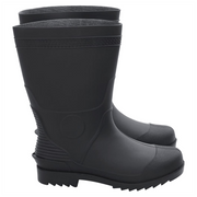 vidaXL Rain Boots Black Size 43 PVC