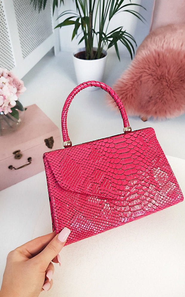 Croc Print Handbag