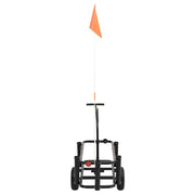 Fishing Trolley Black Steel