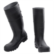 vidaXL Rain Boots Black Size 42 PVC