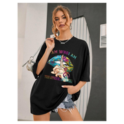 Ladies Whishper Words of Wisdom Oversized T Shirt Top